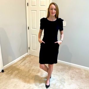 Black knee length dress size 4
